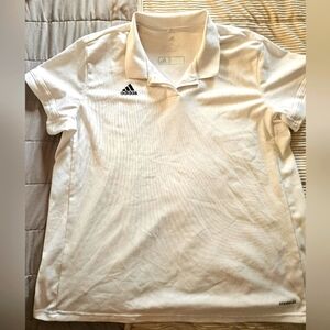 Adidas Women's Classic White Polo Size 2XL